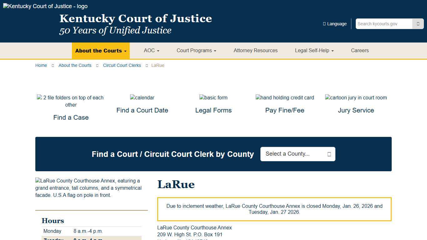 LaRue - Kentucky Court of Justice